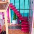 Деревянный кукольный домик "Мерцание", с мебелью 30 предметов в наборе и с гаражом, для кукол 30 см (65949_KE)