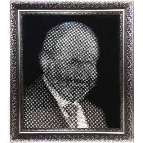 Картина Портрет 28 с кристаллами Swarovski (2082)