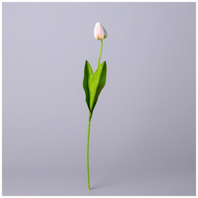 Цветок искусственный тюльпан длина=48см , цвет кремово-розовый мал.уп.=60шт Lefard (535-343) Цветок искусственный тюльпан длина=48см , цвет кремово-розовый мал.уп.=60шт Lefard (535-343)