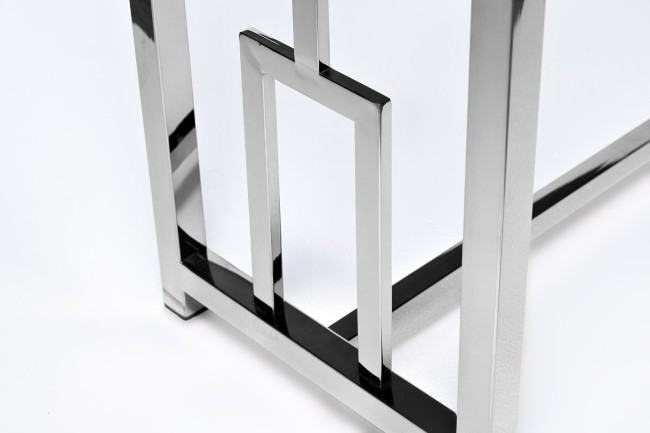 Консоль прозр.стекло/хром 100*30*78см (TT-00006170)