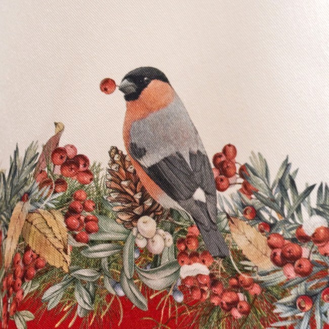 Скатерть круглая "морозко.снегири" 220см ,красный, 100% хлопок, твил, с пропиткой Lefard (850-745-24) Скатерть круглая "морозко.снегири" 220см ,красный, 100% хлопок, твил, с пропиткой Lefard (850-745-24)