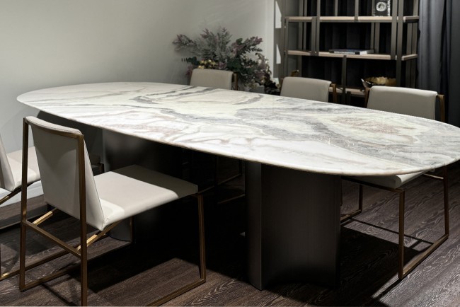 Стол обеденный, мрамор Пикассо (Picasso) 240*110*75см (TT-00013053) Стол обеденный, мрамор Пикассо (Picasso) 240*110*75см (TT-00013053)