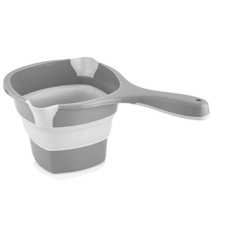 Ковш складной 1л серый пластик/силикон (L-00857GY) Ковш складной 1л серый пластик/силикон (L-00857GY)