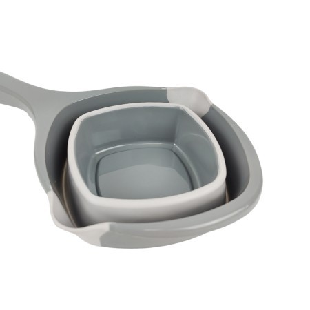 Ковш складной 1л серый пластик/силикон (L-00857GY) Ковш складной 1л серый пластик/силикон (L-00857GY)