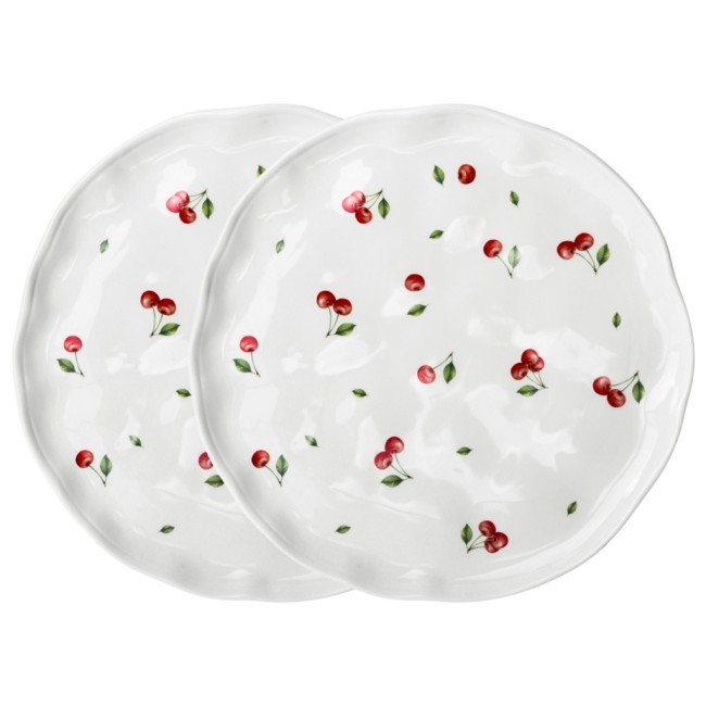 Набор тарелок обеденных lefard "cherry" 2 шт. 25,5*2,5 см Lefard (358-2343)