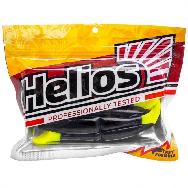 Виброхвост Helios Guru 5,0"/12,7 см, цвет Dark Star LT 5 шт HS-31-053 (77650)