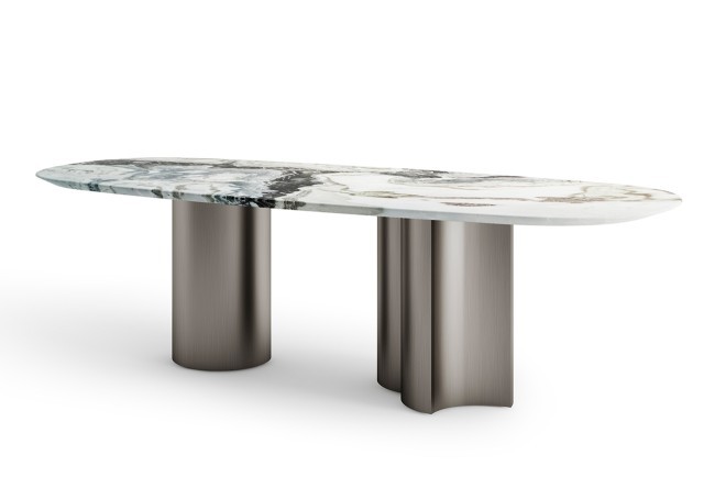 Стол обеденный, мрамор Picasso 280*120*77см (TT-00013065)