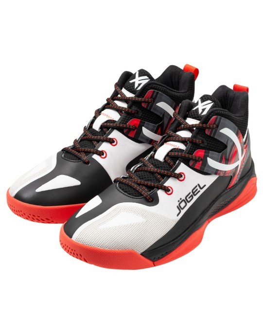 БЕЗ УПАКОВКИ Кроссовки баскетбольные JOGEL X1, White/red (2131913) БЕЗ УПАКОВКИ Кроссовки баскетбольные JOGEL X1, White/red (2131913)