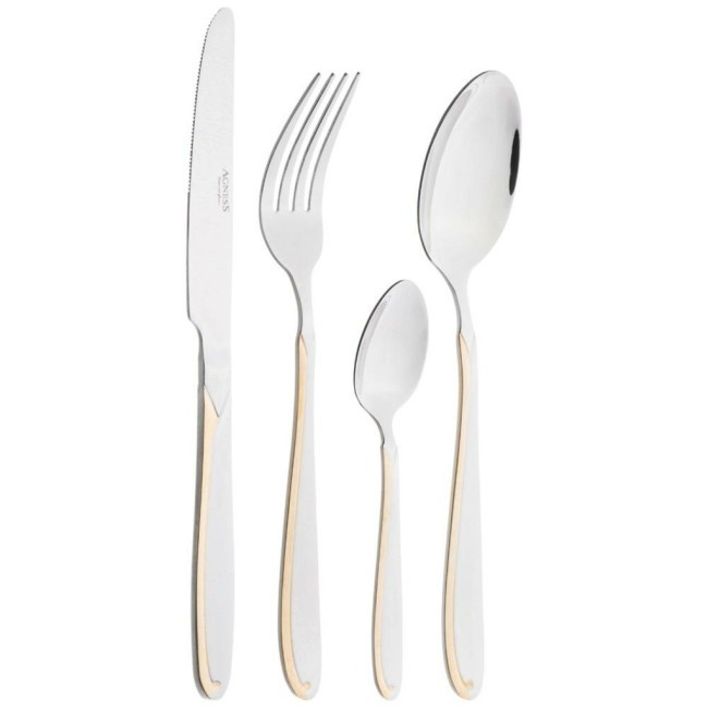 Набор столовых приборов agness на 6 персон 24 пр. Agness (942-043)