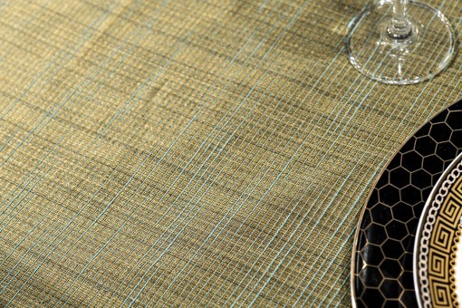 Текстильная дорожка для стола Нефрит зеленая 35*180см (TT-00011429)