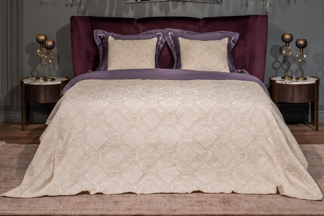 Покрывало Тиара беж 240*260 (TT-00008616)