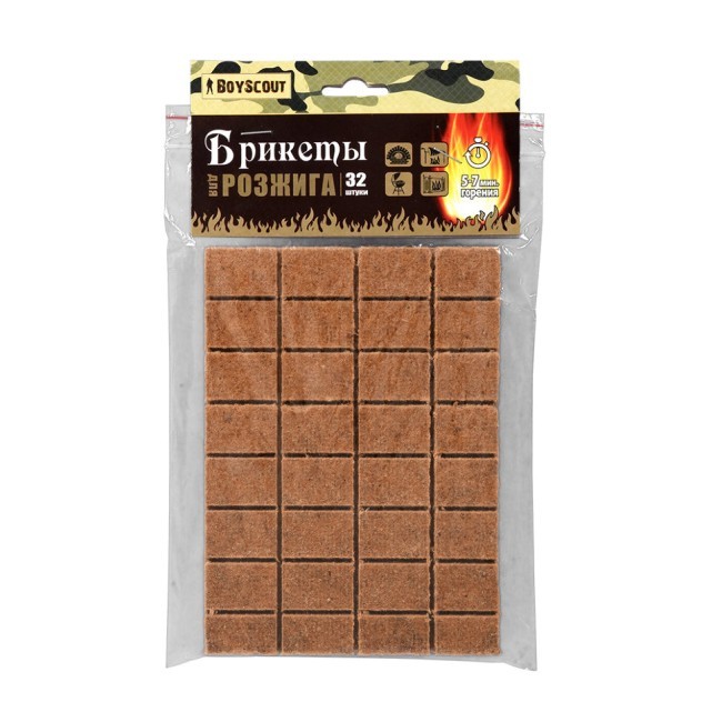 Брикеты для розжига Boyscout 32 шт 61146 (62801) Брикеты для розжига Boyscout 32 шт 61146 (62801)