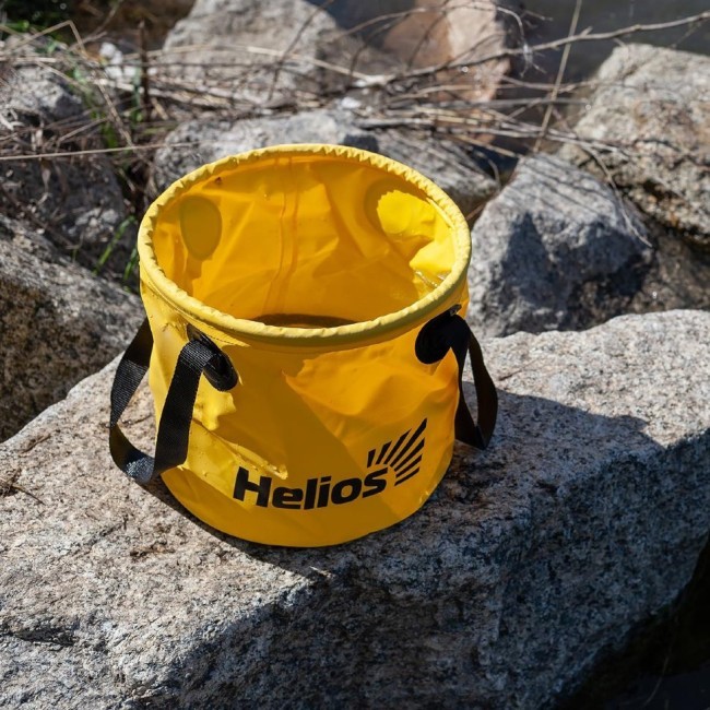 Ведро складное Helios 15л ПВХ (HS-VS-PVC-15L) (72793)