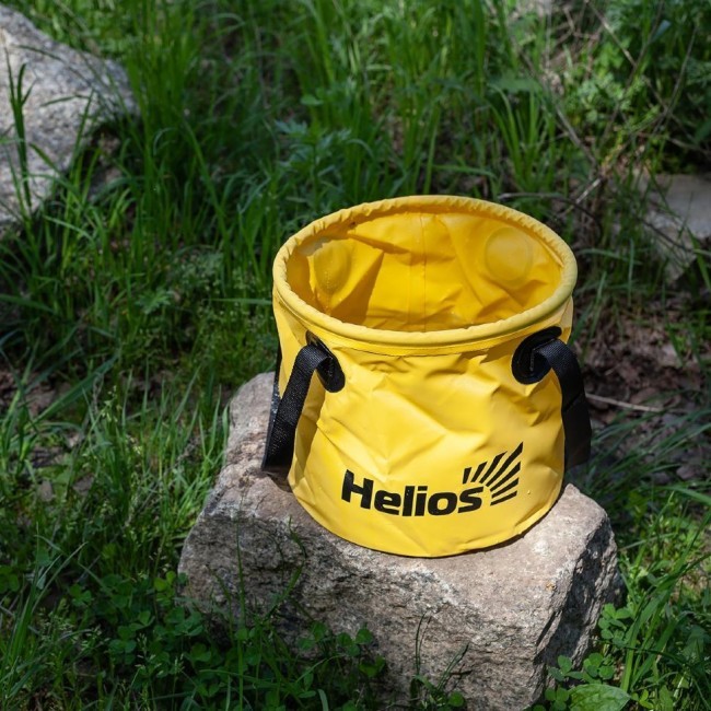 Ведро складное Helios 15л ПВХ (HS-VS-PVC-15L) (72793)