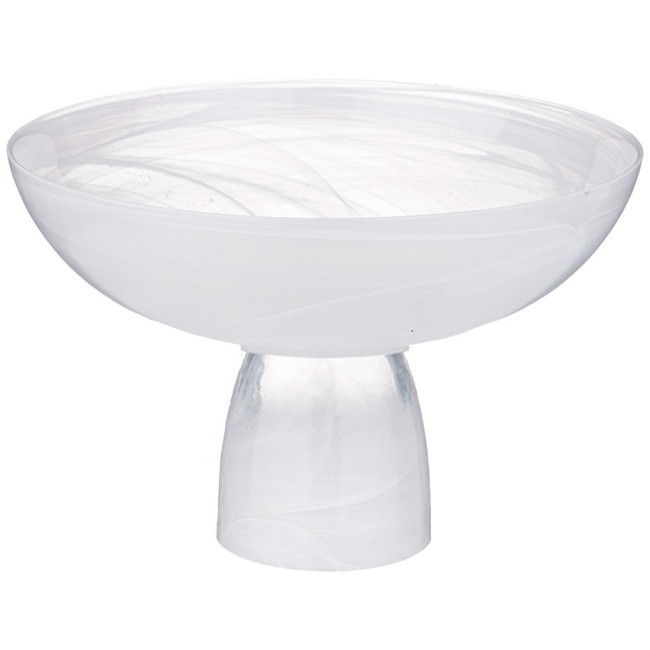 Блюдо на ножке "murano" white, 21см Bronco (336-189)