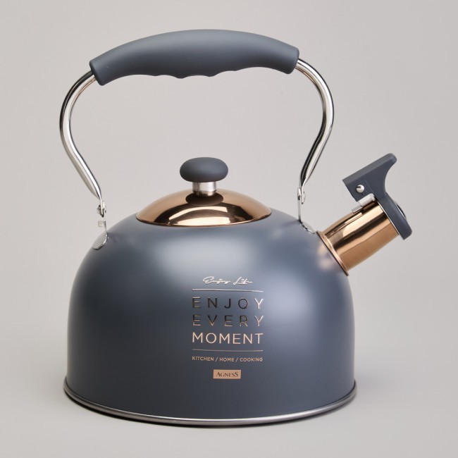 Чайник agness со свистком 2,5 л,нжс индукция Agness (914-161) Чайник agness со свистком 2,5 л,нжс индукция Agness (914-161)