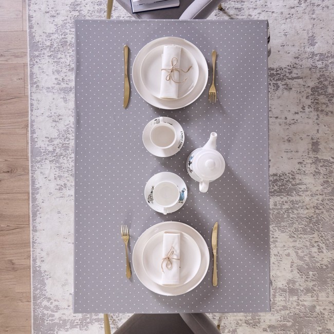 Скатерть "family farm" 140х180см ,100% хлопок , серый , твил, пропитка Lefard (850-750-2) Скатерть "family farm" 140х180см ,100% хлопок , серый , твил, пропитка Lefard (850-750-2)