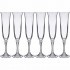 Набор бокалов для шампанского из 6 шт. "branta" 175 мл высота=23,5 см Crystal Bohemia (669-242)