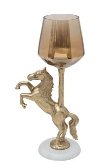 Подсвечник декоративный "Лошадь (Horse)" 19,5*12,5*38,5см (TT-00011246)