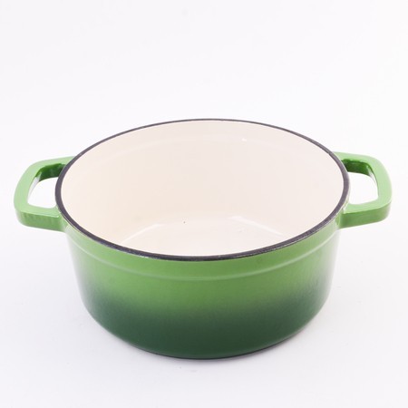 Кастрюля чугун 2,6 л эмаль/покрытие зелёная Mayer&Boch (40628)