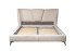 Кровать Siena без мех.велюр кремовый Colt1008 199*222*116см (TT-00015958)