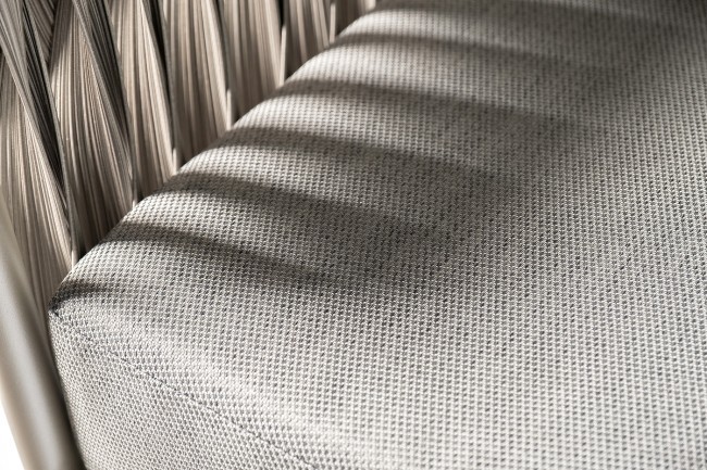 Кресло "Муза" серое 81,5*88,5*75см, оплетка"лента" (TT-00010712) Кресло "Муза" серое 81,5*88,5*75см, оплетка"лента" (TT-00010712)