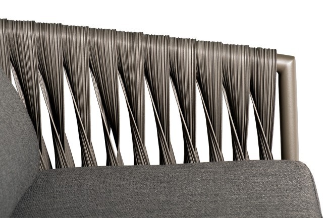 Кресло "Муза" серое 81,5*88,5*75см, оплетка"лента" (TT-00010712) Кресло "Муза" серое 81,5*88,5*75см, оплетка"лента" (TT-00010712)