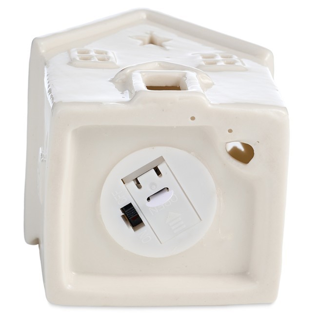 Фигурка "домик" с led-подсветкой 7,8*7,3*10,8 см Lefard (146-2184)