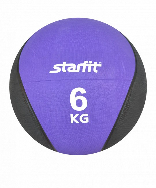 Медбол PRO GB-702, 6 кг, фиолетовый (78694)