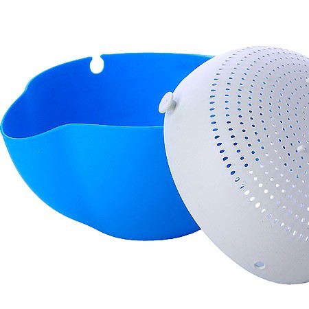 Дуршлаг с миской 2 в 1 с ручкой (RE627) Дуршлаг с миской 2 в 1 с ручкой (RE627)