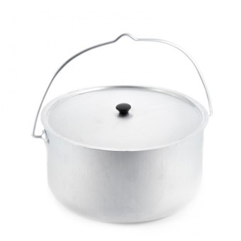 Котелок костровой Следопыт цилиндрический 8 л, алюм. PF-CWS-P120 (88304)