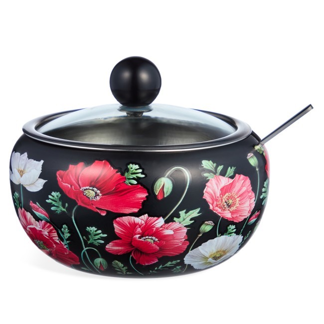 Сахарница agness "маки" 450 мл Agness (916-416) Сахарница agness "маки" 450 мл Agness (916-416)