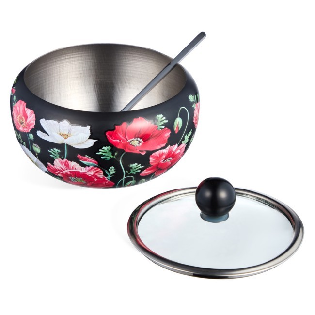 Сахарница agness "маки" 450 мл Agness (916-416) Сахарница agness "маки" 450 мл Agness (916-416)