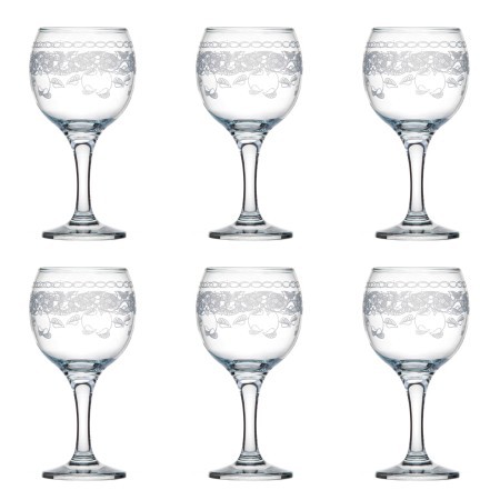 Набор 6-ти бокалов д/вина Флёр new 260 мл (MS411-02-07-01) Набор 6-ти бокалов д/вина Флёр new 260 мл (MS411-02-07-01)