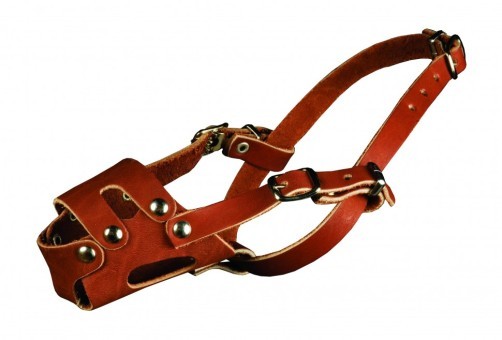 Намордник кожаный цельнокроеный №0 (83169) Намордник кожаный цельнокроеный №0 (83169)