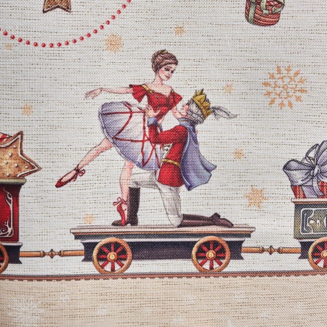 Скатерть 140х180cm cm овальная, "щелкунчик" цвет: бежевый, tm lefard, полиэстер 100% Lefard (986-002-27) Скатерть 140х180cm cm овальная, "щелкунчик" цвет: бежевый, tm lefard, полиэстер 100% Lefard (986-002-27)