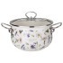 Кастрюля agness эмалированная со стеклянной крышкой серия "flower story", 3,8 л диа. 22см Agness (943-098) Кастрюля agness эмалированная со стеклянной крышкой серия "flower story", 3,8 л диа. 22см Agness (943-098)