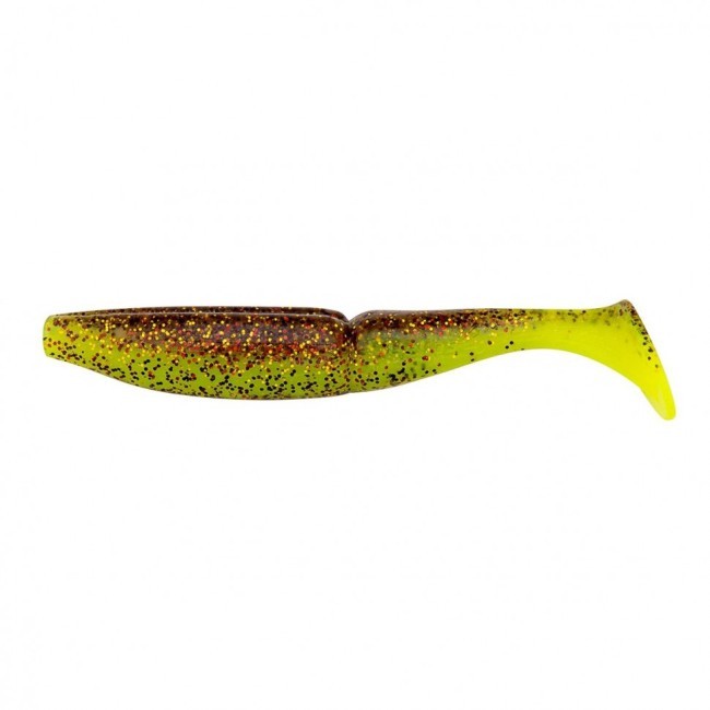Виброхвост Helios Guru 5,0"/12,7 см, цвет Golden Lime 5 шт HS-31-048 (77651)