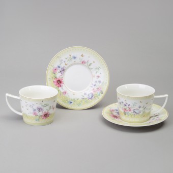 Чайный набор lefard "blossom" на 2 пер. 4 пр. 250 мл Lefard (165-588)