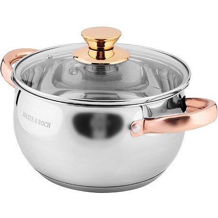 Набор кастрюль 2л+3л+4л нерж/зол.руч Mayer&Boch (40458)