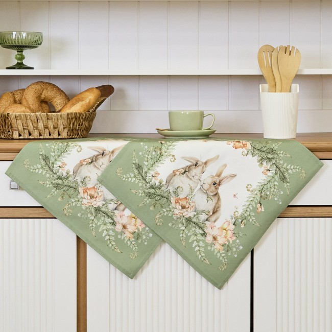 Набор салфеток из 2-х шт "sense" 40х40см, зеленый, 100% хлопок, твил, Lefard (850-753-8) Набор салфеток из 2-х шт "sense" 40х40см, зеленый, 100% хлопок, твил, Lefard (850-753-8)