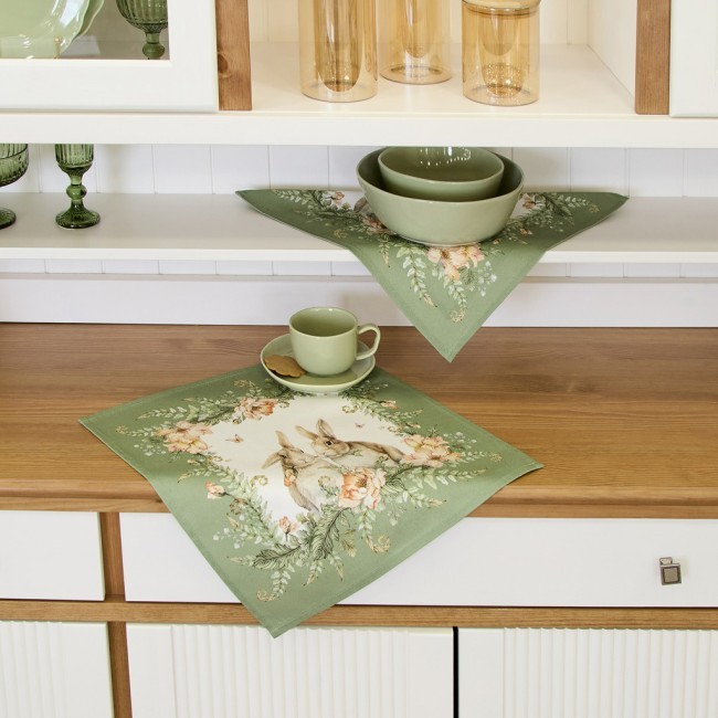 Набор салфеток из 2-х шт "sense" 40х40см, зеленый, 100% хлопок, твил, Lefard (850-753-8) Набор салфеток из 2-х шт "sense" 40х40см, зеленый, 100% хлопок, твил, Lefard (850-753-8)