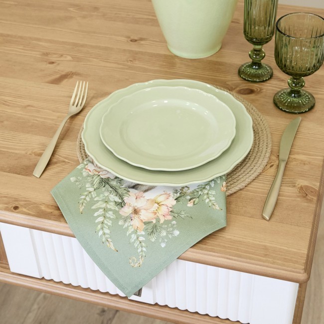 Набор салфеток из 2-х шт "sense" 40х40см, зеленый, 100% хлопок, твил, Lefard (850-753-8) Набор салфеток из 2-х шт "sense" 40х40см, зеленый, 100% хлопок, твил, Lefard (850-753-8)