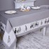 Скатерть "family farm" 160х220см , 100% хлопок, серый, твил, пропитка SANTALINO (850-750-21)