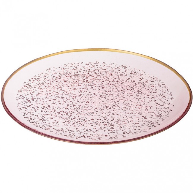 Блюдо "crispy" цвет:розовый диаметр=28 см Dekor Cam (484-621)