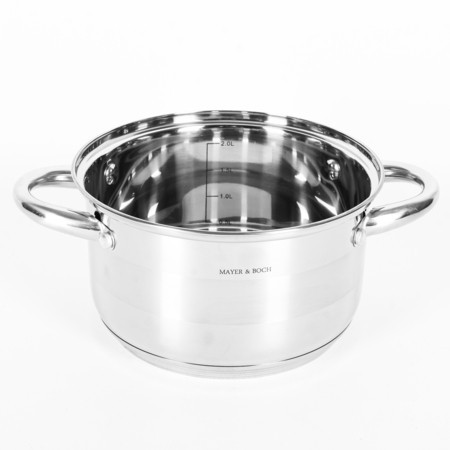 Кастрюля 1,7л нерж/ст с крышкой (9-30996-1,7)