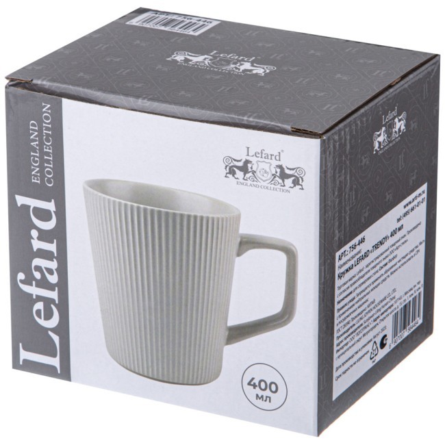 Кружка lefard "trendy" 400мл Lefard (756-446)