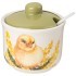 Сахарница с ложкой agness "sunday" 10*9,5 см 300 мл Agness (358-2213)