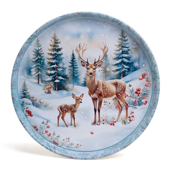 Поднос сервировочный agness "зимняя сказка" 33*2,1 см Agness (898-242) Поднос сервировочный agness "зимняя сказка" 33*2,1 см Agness (898-242)