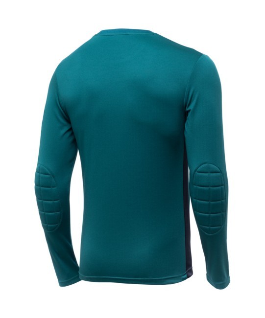 Футболка вратарская JOGEL CAMP GK Padded LS, зеленый/черный/белый (703356)